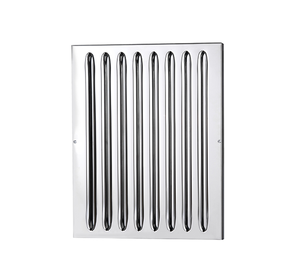 European style baffle filter E